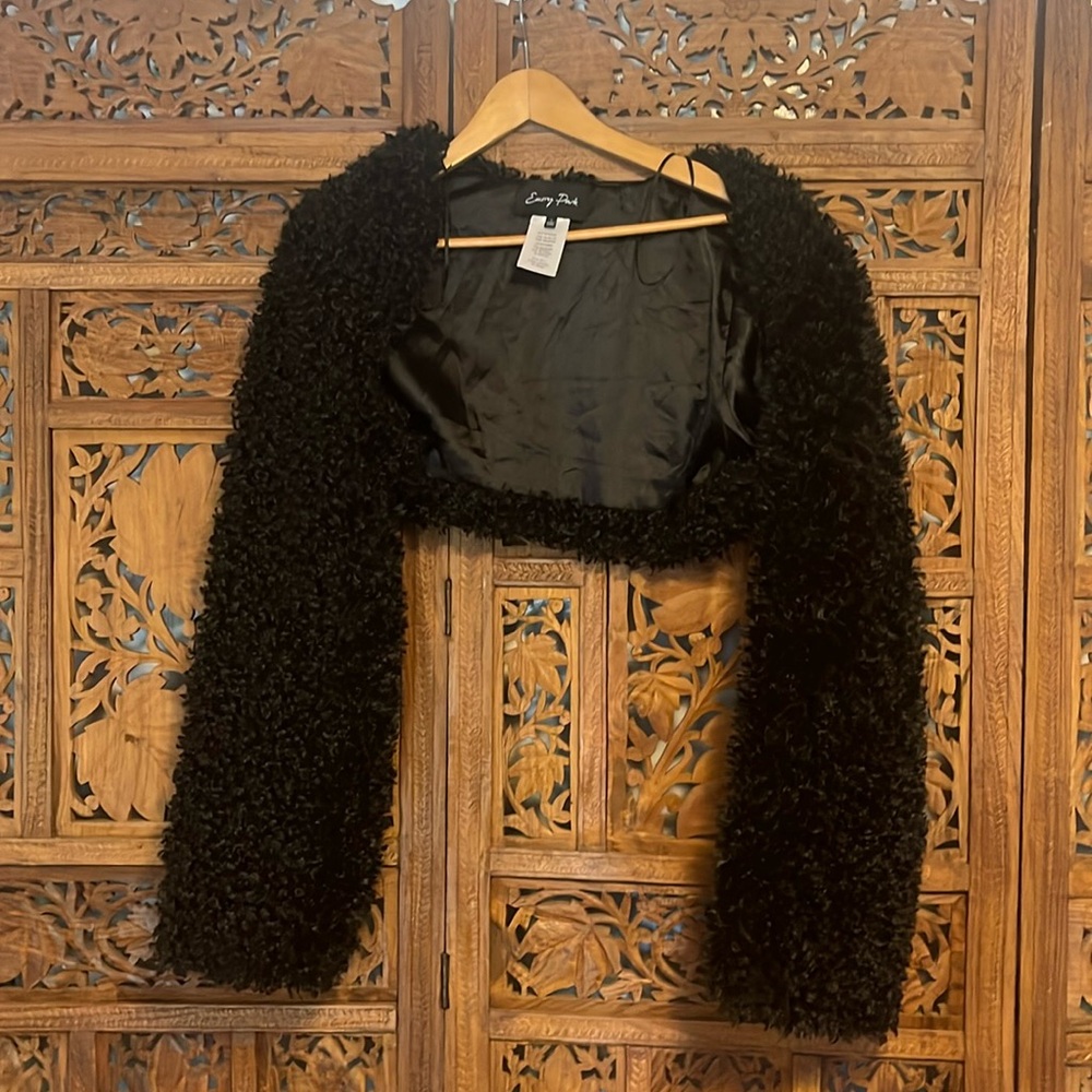 Emory Park Teddy Cropped jacket/shrug